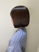 ジエクト ヴィシア(The Ect VIXIA)&nbsp;ボブカット×縮毛矯正×縮毛ボブ×前下がり×前髪あり×着物