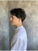 メンズパーマ風アイロン仕上げ