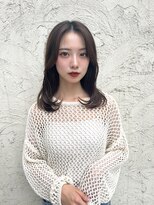 ロンド ストラーダ 心斎橋(Lond strada)&nbsp;マチルダボブ×ピンクベージュ×美髪［髪質改善/縮毛矯正］