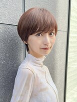 30代40代50代耳かけショート前髪なしハンサムショートカット