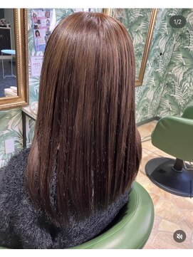 マドゥーズ ヘアショップ(Madoo's hair shop) ブリーチ無し春カラー