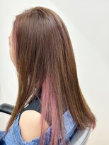 美容室 プークワ 中川春田駅前店&nbsp;インナーカラー/ストレート/ロング