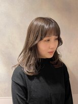 アオ(AO。)&nbsp;ミルクティーベージュカラー/レイヤーカット/海外風レイヤー