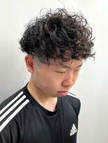 セプト 博多(SEPT.)&nbsp;ツイストスパイラルパーマ　刈り上げ　束感　メンズカット