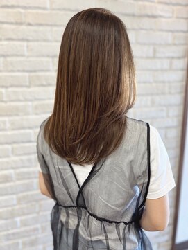 シュエール(Chuaile) 【髪質改善】酸性ストレート×ハイライトベージュ