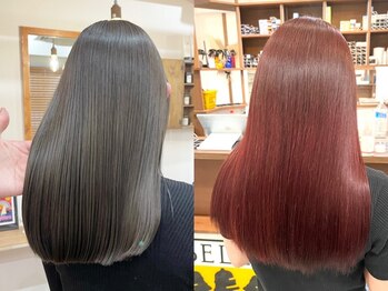 ルイ(ROUIS produced by LUCK 津田沼)の写真/髪へのダメージを最小限に,地毛風ナチュラルストレート髪を実現!ブリーチ毛対応◎[津田沼/ショートカット]