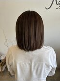 20代30代大人可愛い髪質改善小顔艶感レイヤーボブミディ