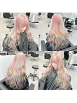 シェイロ(Cielro)&nbsp;ピンクカラー/ホワイトカラー/レインボーカラー/こなれミディ