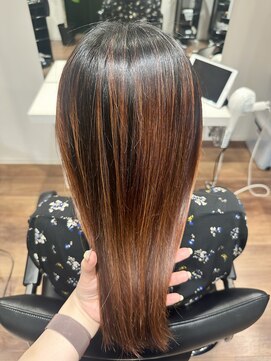 アントワープトーキョー(antwerp TOKYO) 40代50代酸性ストレート白髪ぼかしハイライト縮毛矯正髪質改善