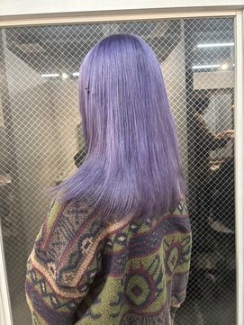 ラニヘアサロン(lani hair salon) ブルーラベンダー/ハイトーン/寒色系カラー/ケアブリーチ