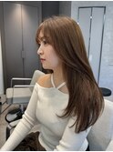 甘めくびれ_メルティカラーフェミニンロング似合わせカット