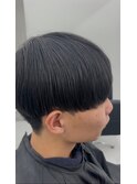 縮毛矯正で作るナチュラルマッシュ