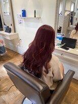 ニュイ 高槻 阪急茨木店(nui)&nbsp;黒髪ボブルフネビージュ小顔ワンレンスペインカール