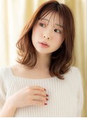 大人かわいい小顔くびれミディアムウルフカットZ越谷20代30代