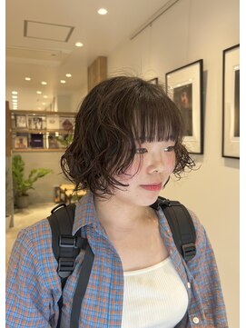 シアン 矢場町店(CYAN.) ボブでもくるくるにしたい方におすすめニュアンスカール