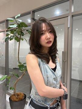 アッドバイケンジ(Add.. by KENJE) 大人olive beige × ハッシュカット