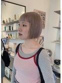 オン眉ベージュ