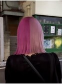 ツートンカラー　ケアブリーチ　原宿