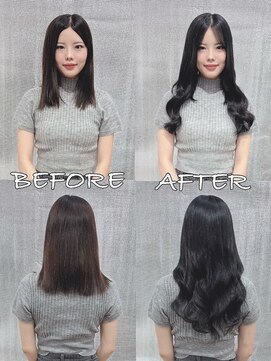 リップ 大阪本店(LIP) 【レミー100%最高級人毛/ロング】シールエクステ80枚