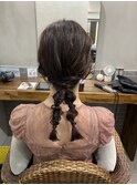 編みおろしツイン