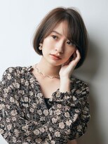 エトル バイ コムマティス 恵比寿駅前店(etre by comme Matisse)&nbsp;小顔カット×透明感カラー[恵比寿駅/髪質改善/オリーブグレー]