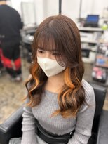 アドラ(ADLLA)&nbsp;イヤリングカラー★オレンジ