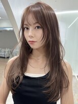 ヨロ 渋谷(YOLO) 韓国ヘアーハッシュカットレイヤーカットハイライトカラー