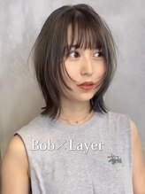 ディルト 代々木上原(DILT)&nbsp;大人ミディアムレイヤーカットくびれレイヤーカット小顔カット