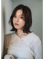 シエカ(CIECA.)&nbsp;小顔/オリーブグレー/ココアベージュ/黒髪/レイヤー