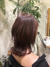 【オーガニックカラー×ピンクカラー】《HanaWa恵比寿》