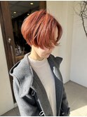 バレンシアオレンジショートボブ