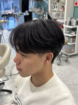 ハーバー(HARBOR) 毛流れセンターパート/メンズカット