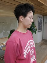 ラロ(raro) スパイキーショートソフト刈り上げショートパーマ