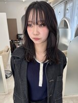 ネモネ バイ ミリー 梅田茶屋町(nemone by milly)&nbsp;大人ヘア顔まわりレイヤーカットロブ
