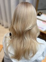 リアン 本厚木(LIAN) 透明感寒色カラー ブリーチダブルカラーホワイトブロンド