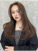 ◎ダークパープルクラゲカット/顔周りレイヤー/くびれレイヤー55