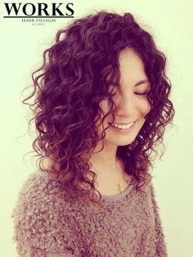 ワークス ヘアデザイン(WORKS HAIR DESIGN) ミドルスパイラルパーマ