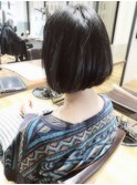 サイドを長めに残した、上品前下がりボブ☆〔蕨　南浦和　戸田〕