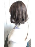 【二階堂光孝】切りっぱなしボブ 大人小顔　サイド 丸顔