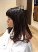 ツヤ髪ロングヘアー