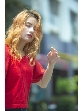 ミエル ヘア 新宿(miel hair) 【miel hair 新宿】アプリコットオレンジ