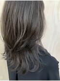 ウルフヘアー×レイヤースタイル