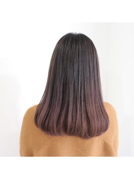 デコヘアーフラッペ(DECO HAIR frappe) エアタッチグラデーションカラー ピンクラベンダー