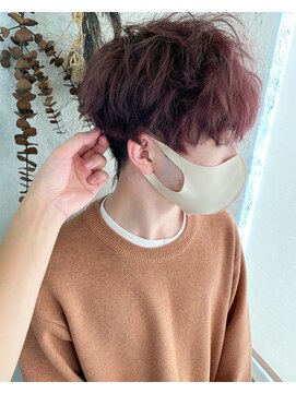 ヘアスタジオニコ(hair studio nico...) メンズバイオレットピンク★