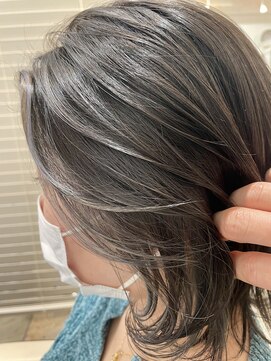 ネオリーブアオバ 高田馬場店(Neolive aoba) 大人グレージュカラーで作るフェイスフレーミング