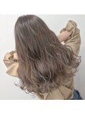 ハイライトグレージュ_外ハネボブ【beauty:beast廿日市店】