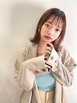 コハクビューティ(COHAKU beauty)&nbsp;ぱつっと切った鎖骨レングスの『外ハネ』ボブ【こなれミディ】