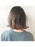【透明感ＵＰ】カラー+スペシャルプラチナトリートメント ￥10000
