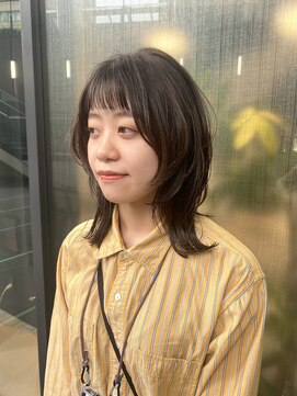 イワイナゴヤ(i i -IWAI NAGOYA-) ナチュラルレイヤーウルフカット◎ようこ