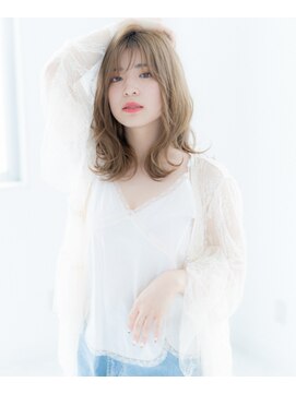 スウィート 自由が丘(Sweet) 大人かわいいフェザーバングくびれヘア10代20代30代40代50代